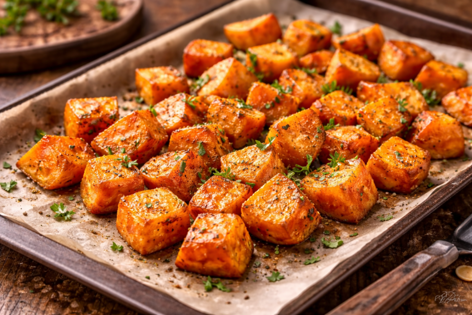 Patate douce au four : recette simple et savoureuse