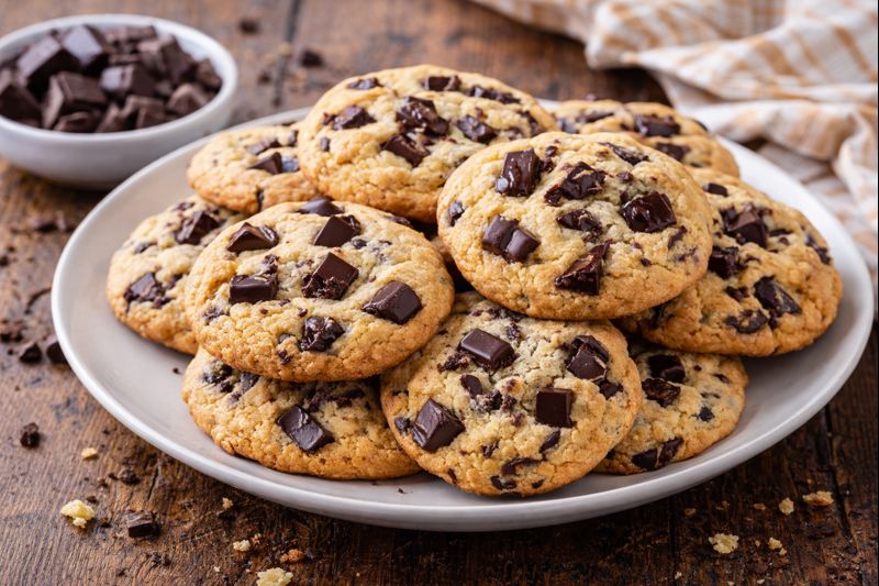 Cookies maison aux pépites de chocolat