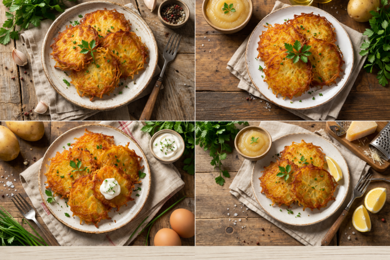 Râpé de pommes de terre recette maison galettes croustillantes dorées